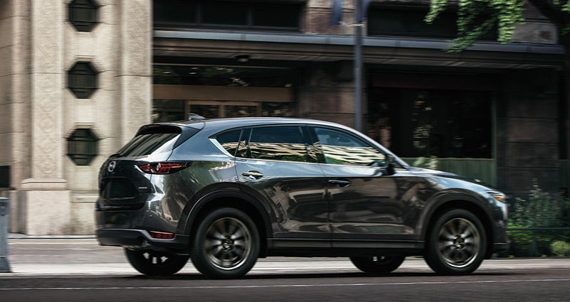Grey 2020 Mazda CX-5 Driving on the road | Bommarito Mazda St. Peters in St. Peters, MO