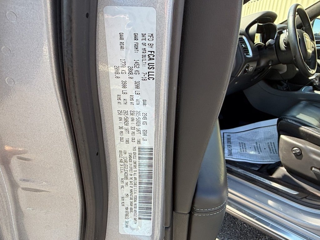 2018 Dodge Durango Citadel Anodized Platinum AWD