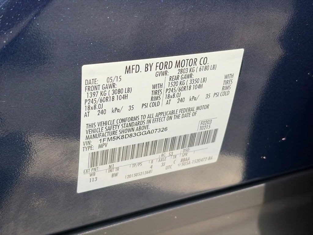 2016 Ford Explorer 4WD 4dr XLT