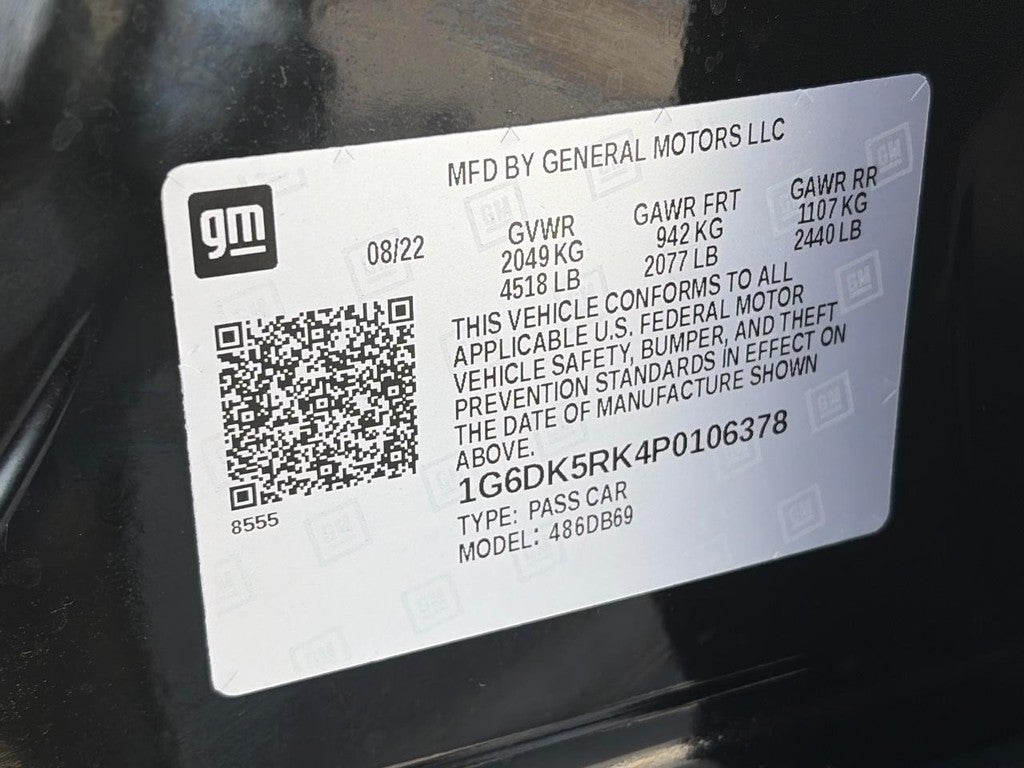 2023 Cadillac CT4 4dr Sdn Luxury