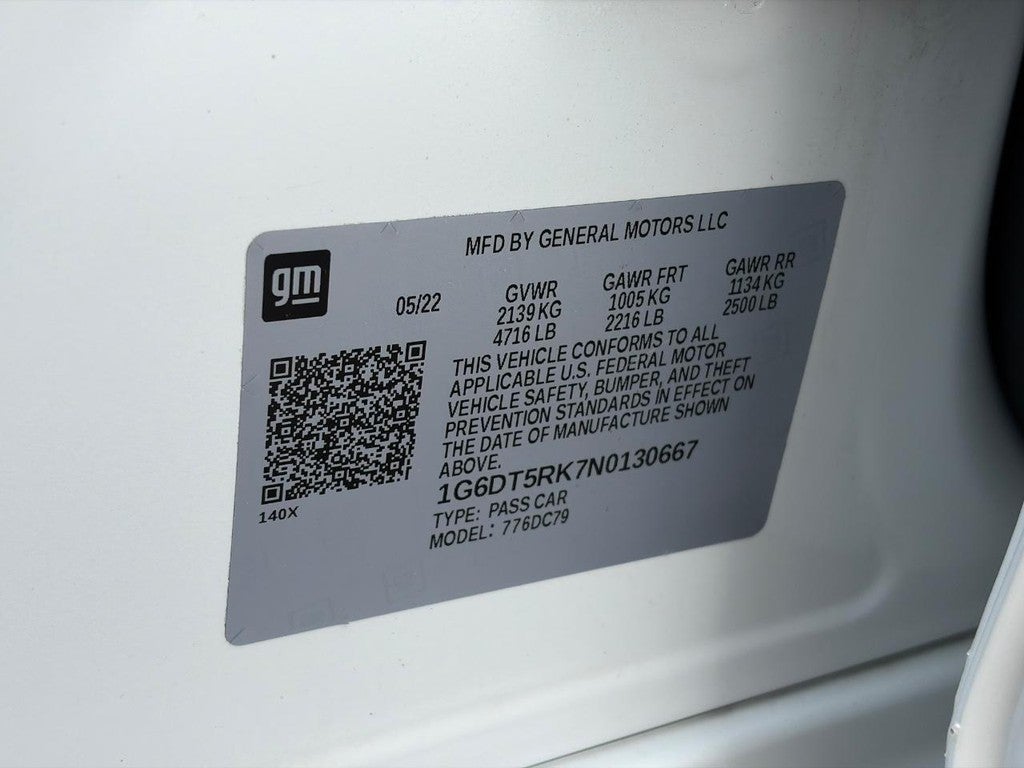 2022 Cadillac CT5 4dr Sdn Premium Luxury