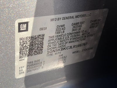 2020 Chevrolet Tahoe 4WD 4dr LT