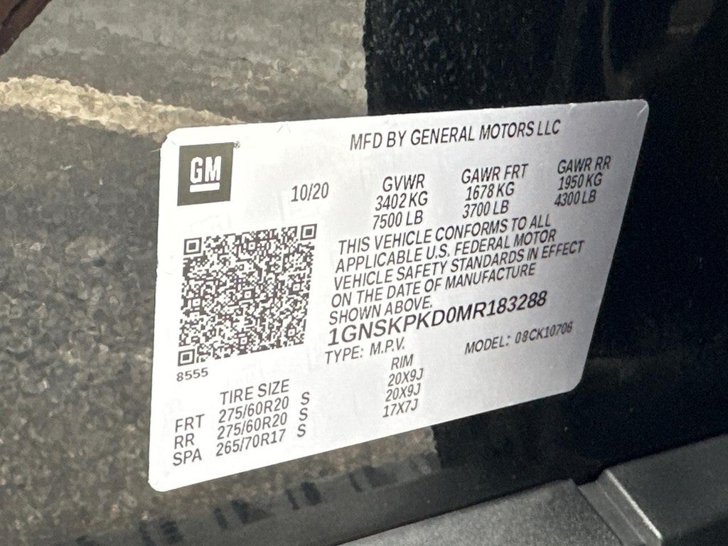 2021 Chevrolet Tahoe 4WD 4dr Z71