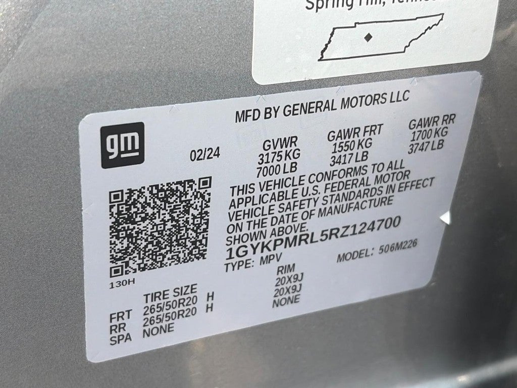 2024 Cadillac LYRIQ 4dr Tech w/1SA