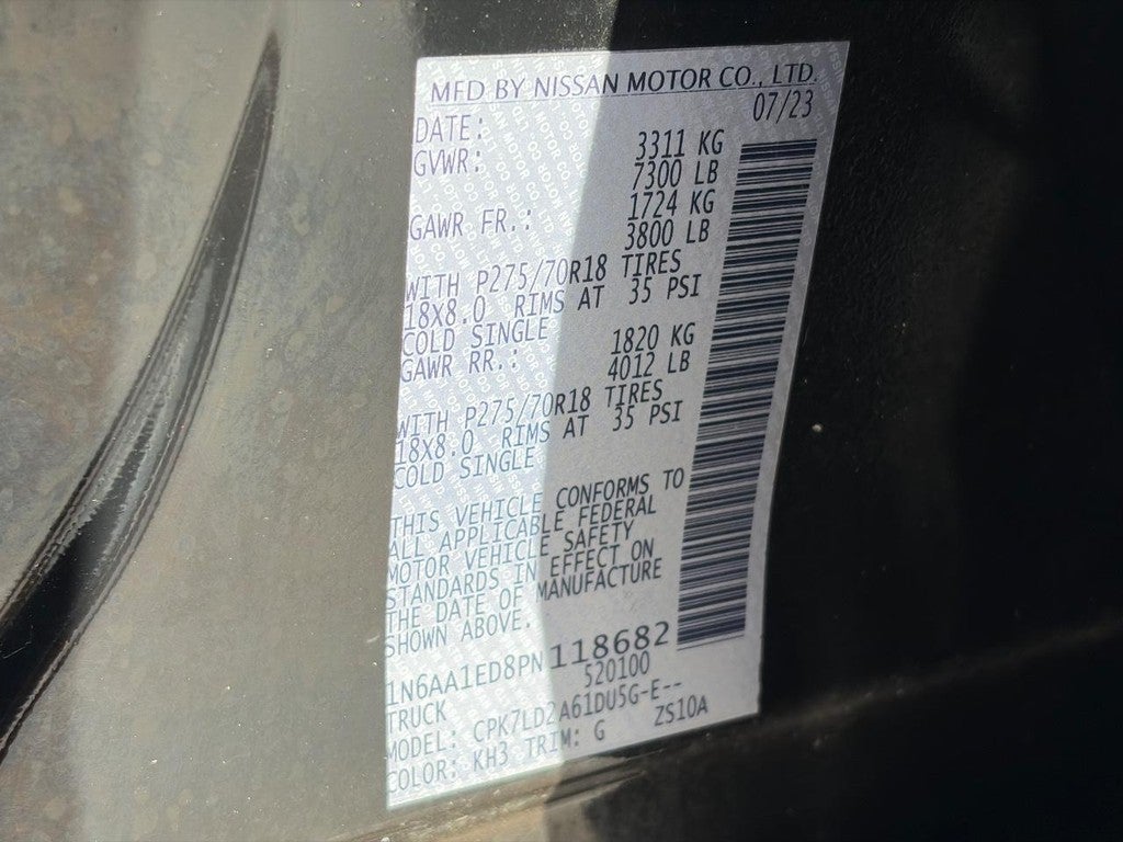 2023 Nissan Titan 4x4 Crew Cab PRO-4X