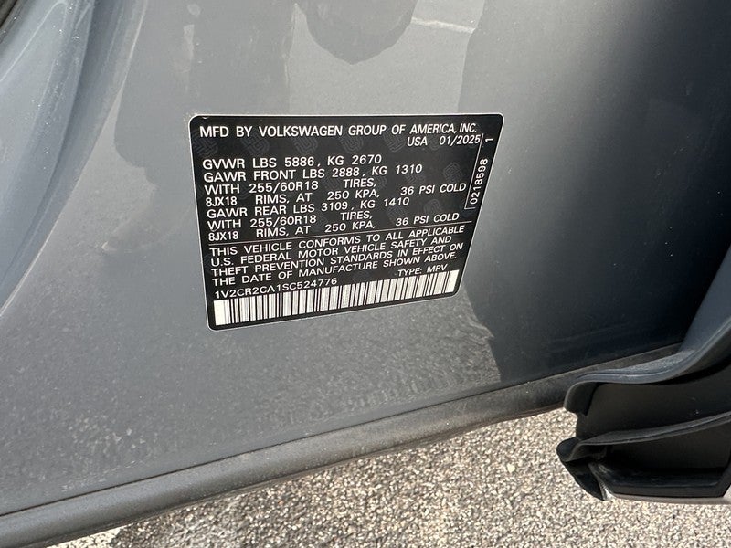 2025 Volkswagen Atlas 2.0T Peak Edition 4MOTION