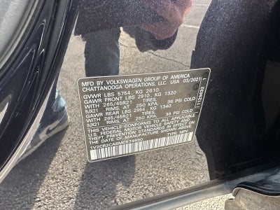 2021 Volkswagen Atlas 3.6L V6 SEL R-Line FWD