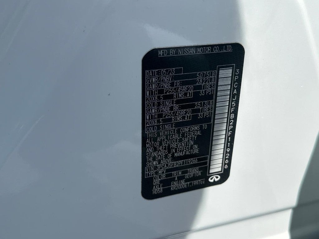 2023 INFINITI QX50 SPORT AWD