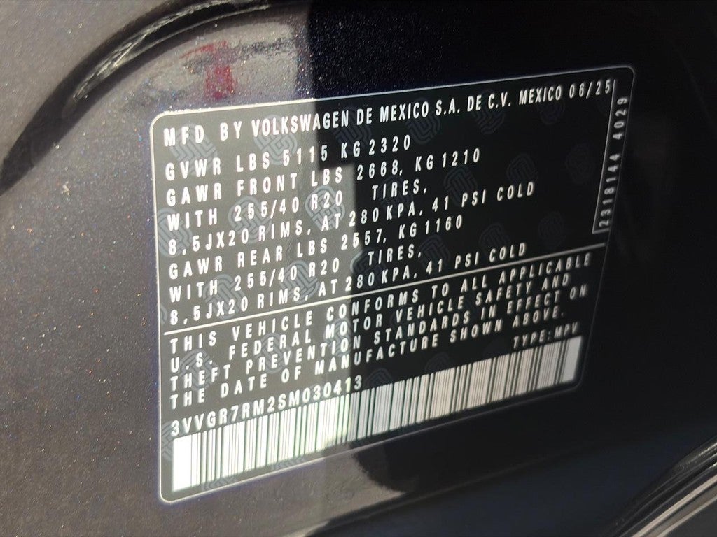 2025 Volkswagen Tiguan 2.0T SE R-Line Black 4MOTION
