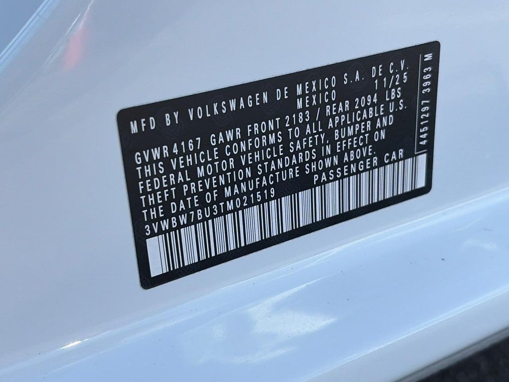 2026 Volkswagen Jetta Sport Auto