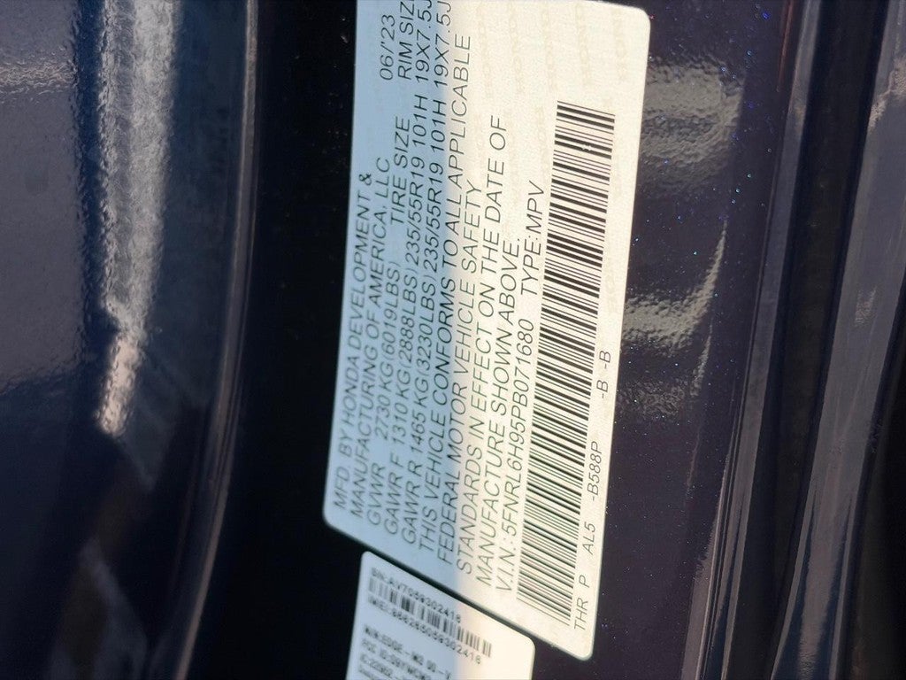 2023 Honda Odyssey Elite Auto