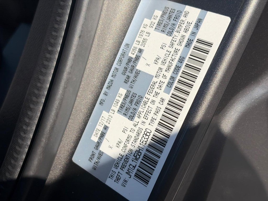 2017 Mazda MAZDA6 2017.5 Grand Touring Auto
