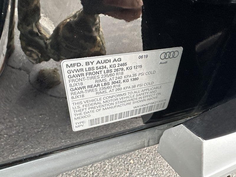 2019 Audi Q5 Premium 45 TFSI quattro