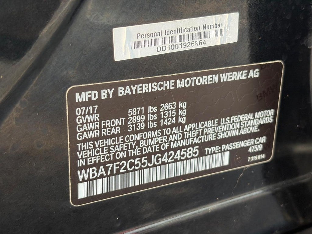 2018 BMW 7 Series 750i xDrive Sedan