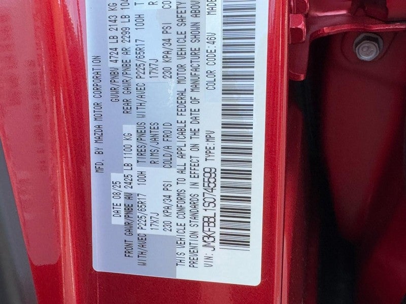 2025 Mazda Mazda CX-5 2.5 S Select AWD