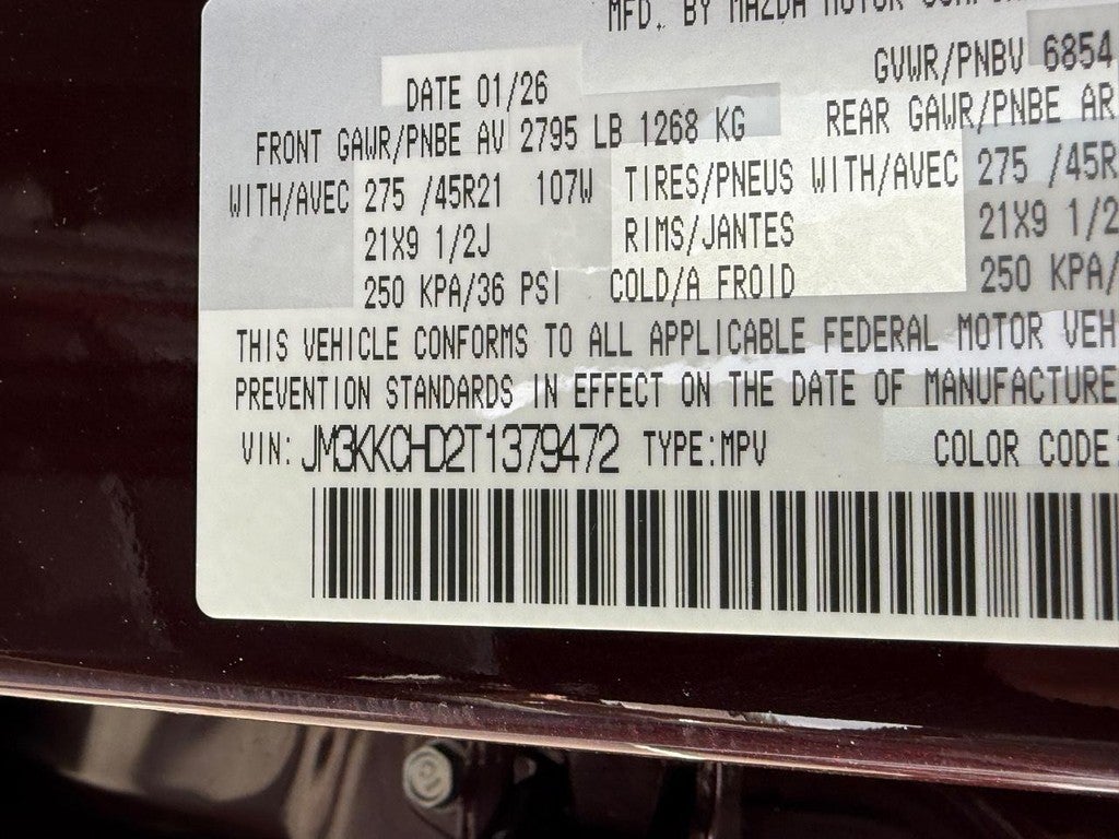 2026 Mazda Mazda CX-90 3.3 Turbo Premium Sport AWD