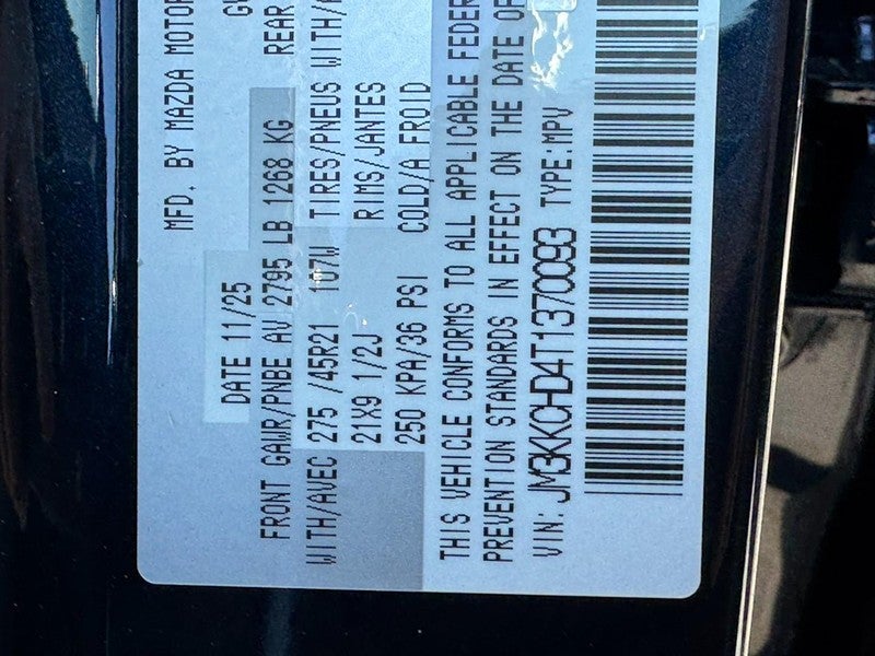 2026 Mazda Mazda CX-90 3.3 Turbo Premium Sport AWD