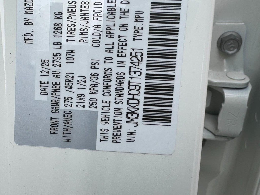 2026 Mazda Mazda CX-90 3.3 Turbo S Premium Sport AWD