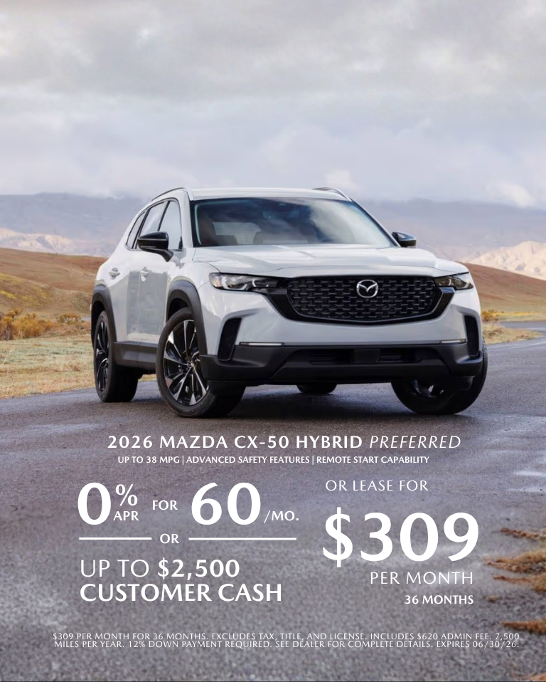 2026 Mazda CX-50 Hybrid Preferred 0% APR