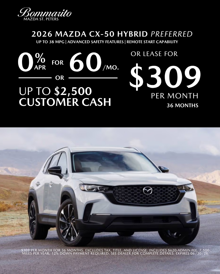 2026 Mazda CX-50 Hybrid Preferred 0% APR